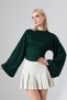 Women's Modal Crew Neck Long Sleeve Blouse - 4
