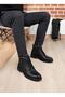 Taşpınar 100% Genuine Leather Men's Daily Winter Rubber Non-Slip Sole Comfortable Classic Fur Zippered Boots - 2