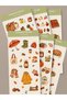 Autumn Sticker Set - 6 Pieces / Agenda, Notebook, Bullet Journal, Scrapbook