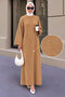 Bearded Soft Knitwear Dress Tsd260303 Camel - 2