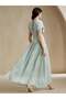 Rochie maxi, verde - 2