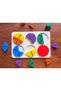 3D Printing Fractions Teaching Set - Educational Wooden-Looking Math Puzzle, Fraction Learning Material