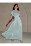 Rochie maxi, verde - 7