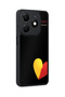 Spark 20 Compatible Printed, Matte Black, Soft Silicone, Protective, Shock Absorbing Cover, Case - 2
