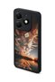Tecno Spark 20 Compatible Printed, Matte Black, Soft Silicone, Protective, Shock-Absorbing Cover, Case - 5