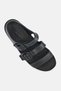 Women Foamies Tai Get Real Velcro Closure Sandals, Black - 4