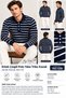 Men's Striped Polo Collar Knitwear Sweater Slim Fit Long Sleeve Cotton Acrylic Blend - 5