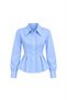 Elodie Peplum Shirt – Women's Fit-Cut Waist Detailed Long Sleeve Shirt - 3