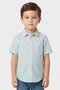 Kids Boy Checkered Print Short Sleeve Shirt, Multicolor