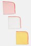 Toddlers Gril 3 Pieces Graphic Print Hooded Towels, Multicolor - 2