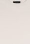 Men Crew Neck Short Sleeve Plain T-shirt, Ivory - 5