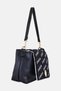 Women Brand Logo Shoulder Bag, Black - 2