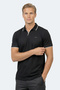 Zither Set of 2 Men's Polo Collar White - Black T-Shirt - 4