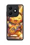 Spark 20 Compatible Printed, Matte Black, Soft Silicone, Protective, Shock Absorbing Cover, Case