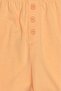 Women Plain Sleepwear Shorts, Orange - 5