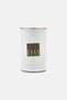 Small Ceramic Vase With Gold Trim, White
