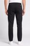 Men Tapered Fit Solid Chino Pants, Black - 4