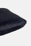 Textured Faux Fur Cushion, Grey - 3