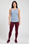 Women Sportswear Fit Sleeveless Training Tank Top, Dusty Blue - 2