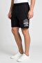 Men Sportswear Fit Brand Logo Training Shorts, Black - 3
