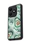 Spark 20 Compatible Printed, Matte Black, Soft Silicone, Protective, Shock Absorbing Cover, Case - 7