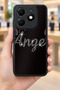 Spark 20 Compatible Printed, Matte Black, Soft Silicone, Protective, Shock Absorbing Cover, Case - 8
