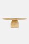 Wooden Base Cake Stand, Beige