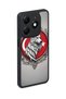 Spark 20 Compatible Printed, Matte Black, Soft Silicone, Protective, Shock Absorbing Cover, Case - 4