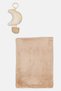 2 Pieces Baby Plush Blanket And Musical Pull Toy, Tan - 2
