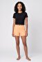 Women Plain Sleepwear Shorts, Orange - 2