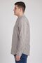 Men Slim Fit Stripe Long Sleeve Casual Shirt, Multicolor - 3