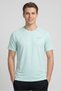 Men Fitted Fit Short Sleeve Training T-Shirts, Turquoise