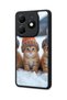 Spark 20 Compatible Printed, Matte Black, Soft Silicone, Protective, Shock Absorbing Cover, Case - 3