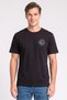 Men 2 Pcs Crew Neck Short Sleeve Graphic Print T-Shirt, Multicolor