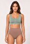 Women 5 Pieces Solid Seamless Briefs, Multicolor