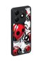 Spark 20 Compatible Printed, Matte Black, Soft Silicone, Protective, Shock Absorbing Cover, Case - 4