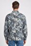Men Regular Fit Long Sleeve Snakeskin Casual Shirt, Multicolor - 4