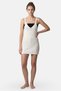 Women Knitted Nightwear Dress, Off White - 2