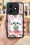 Spark 20 Compatible Printed, Matte Black, Soft Silicone, Protective, Shock Absorbing Cover, Case - 8