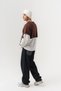 Blockcode Front and Sleeve Print Detailed Segmented Crew Neck Men's Sweatshirt - 8