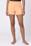 Women Plain Sleepwear Shorts, Orange