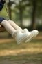 Children's Waterproof Fur Rain Boots 2828Nav - 3