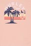 Men Sportswear Fit Short Sleeve Outdoor T-Shirt, Peach - 5