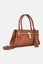 Women Brand Logo Satchels Bag, Brown - 4