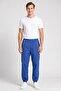 Men Regular Fit Solid Jogger Pants, Royal Blue - 2
