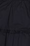 Women Solid Tiered Dress, Black - 5
