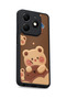 Tecno Spark 20 Compatible Printed, Matte Black, Soft Silicone, Protective, Shock-Absorbing Cover, Case - 6