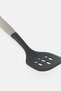 Slotted Turner With Easy-Grip Handle, Grey - 3
