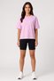 Women Relax Fit Short Sleeve Outdoor T-Shirt, Lavender - 2