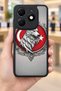 Spark 20 Compatible Printed, Matte Black, Soft Silicone, Protective, Shock Absorbing Cover, Case - 8